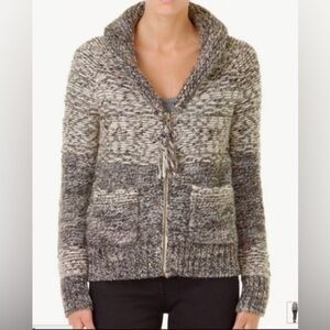 Wilfred Free Arable Alpaca/Wool Blend Zip Up Cardigan